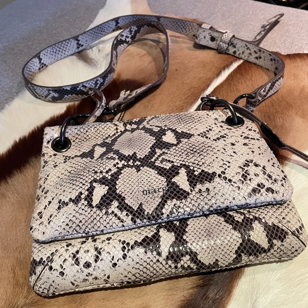 - Kiera Double Zip Crocodile-